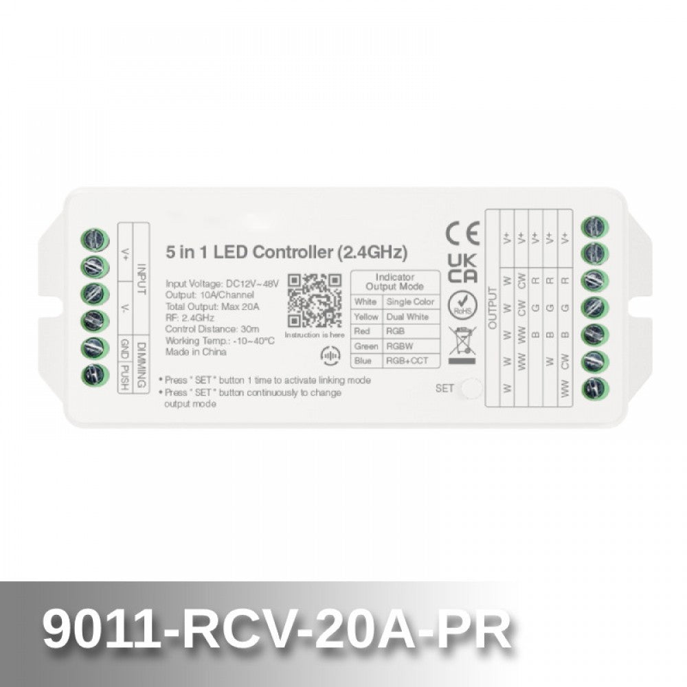 Vertical Remote Dimmer Led Controller