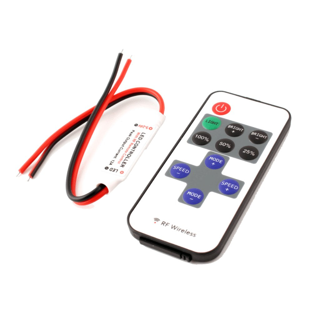 Mini Rf Inline Dimmer W/ Wire