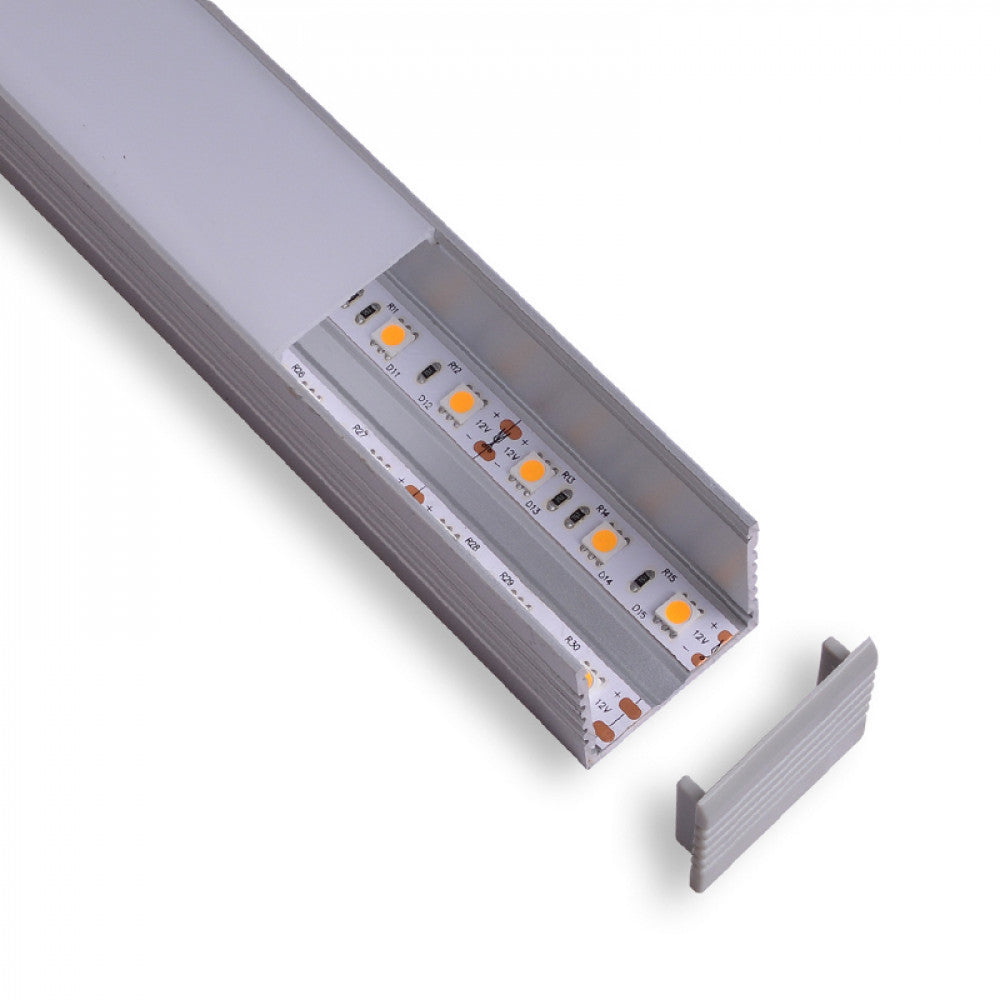 1-3/8" Deep Square Led Aluminum Channel