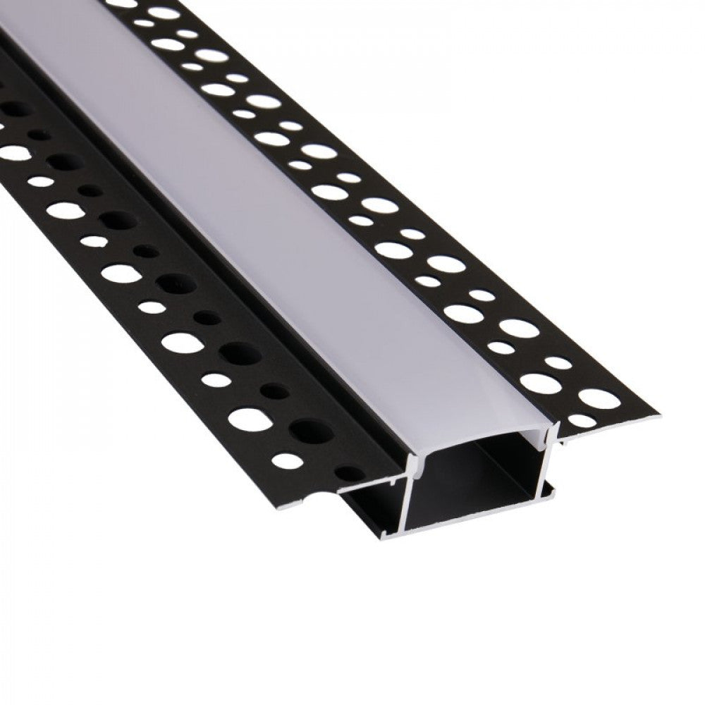1" Black Trimless Led Aluminum Channel