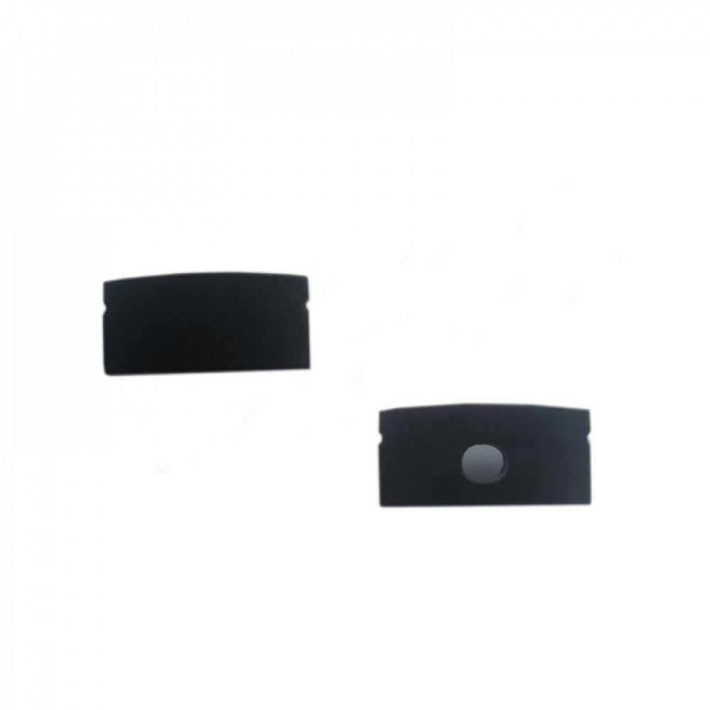 11/16" Black Low Profile Led Aluminum Channel