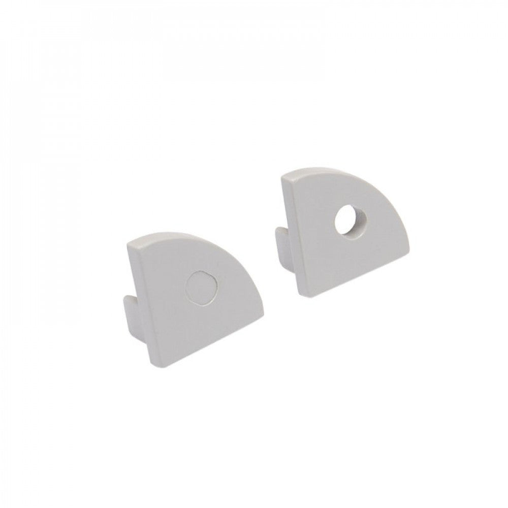 5/8" Square Full Cover Angled Led Aluminum Channel