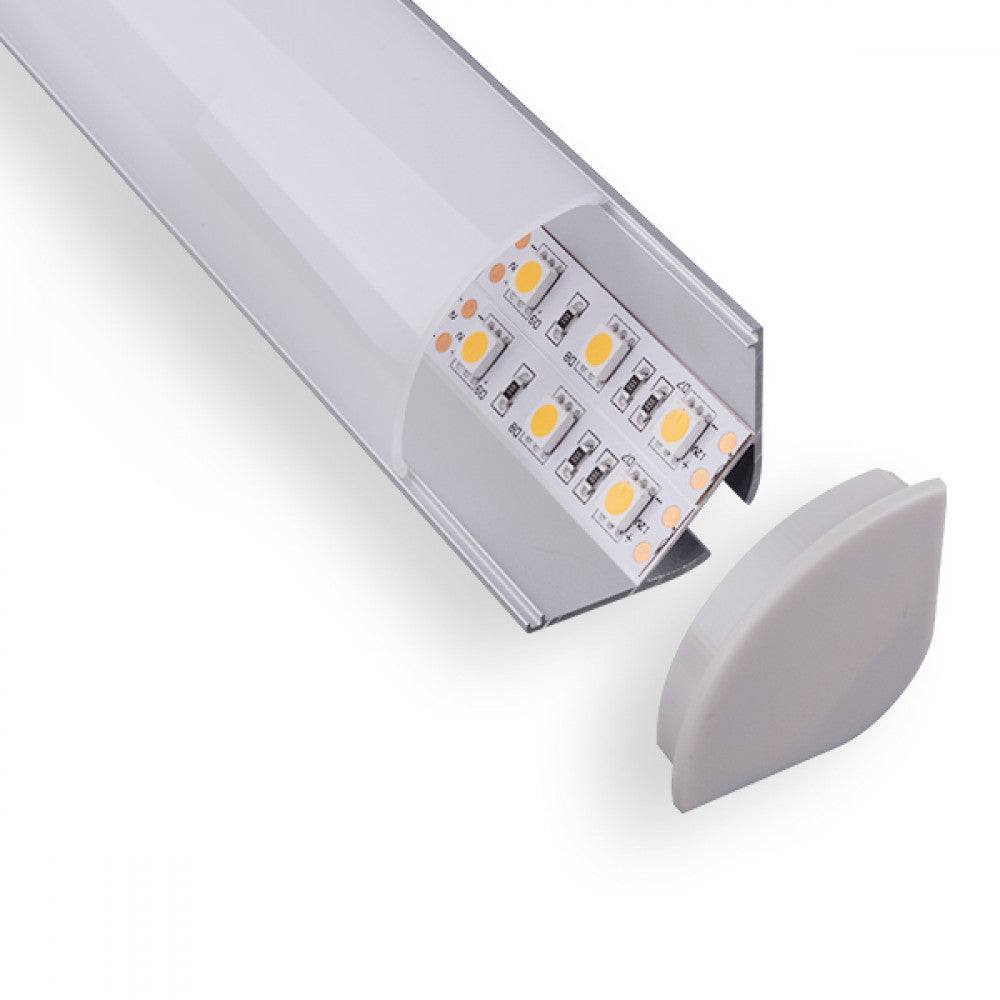 1-3/16" Big Full Cover Angled Led Aluminum Channel