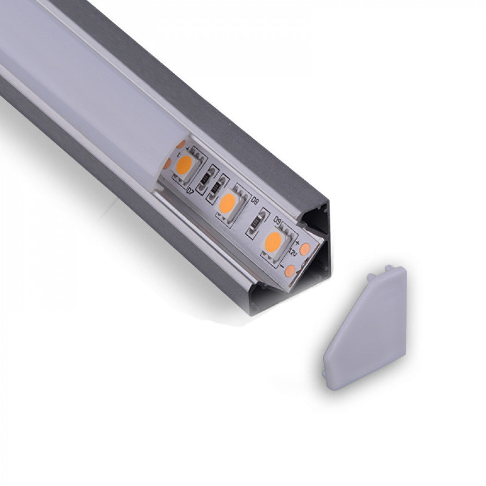 13/16" Angled Led Aluminum Channel