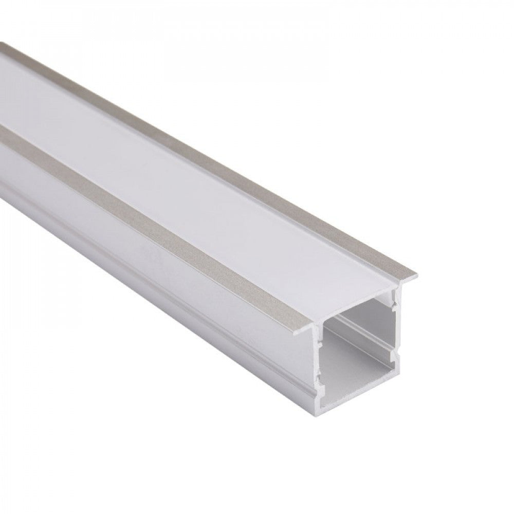 1-1/8" Deep Square Led Aluminum Channel W/ Trim