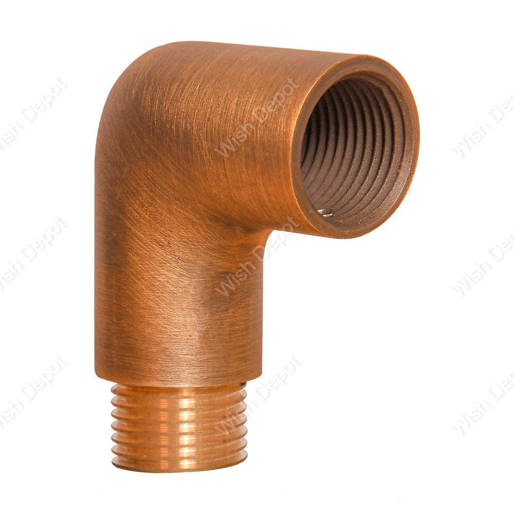 BRL2 - Brass 90° Coupling Accessory for Post/Path Light Fixtures