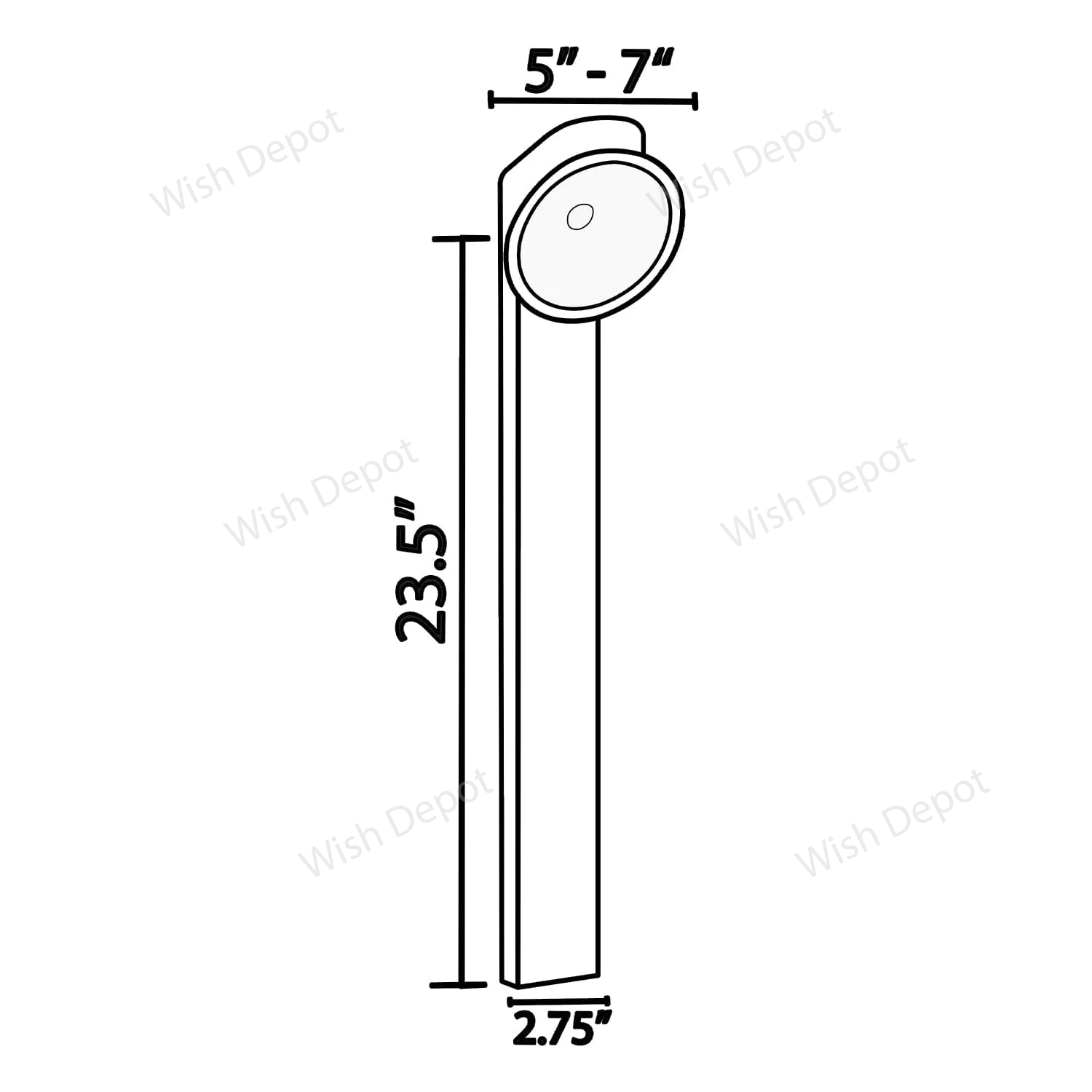 CDPA69 10W LED Multi Directional Bollard Path Light Low Voltage Outdoor Landscape Lighting