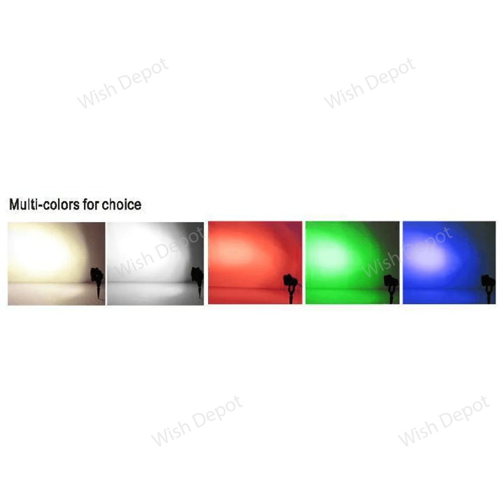 CDR75 9W RGB LED Ground Directional Waterproof Outdoor Spotlight