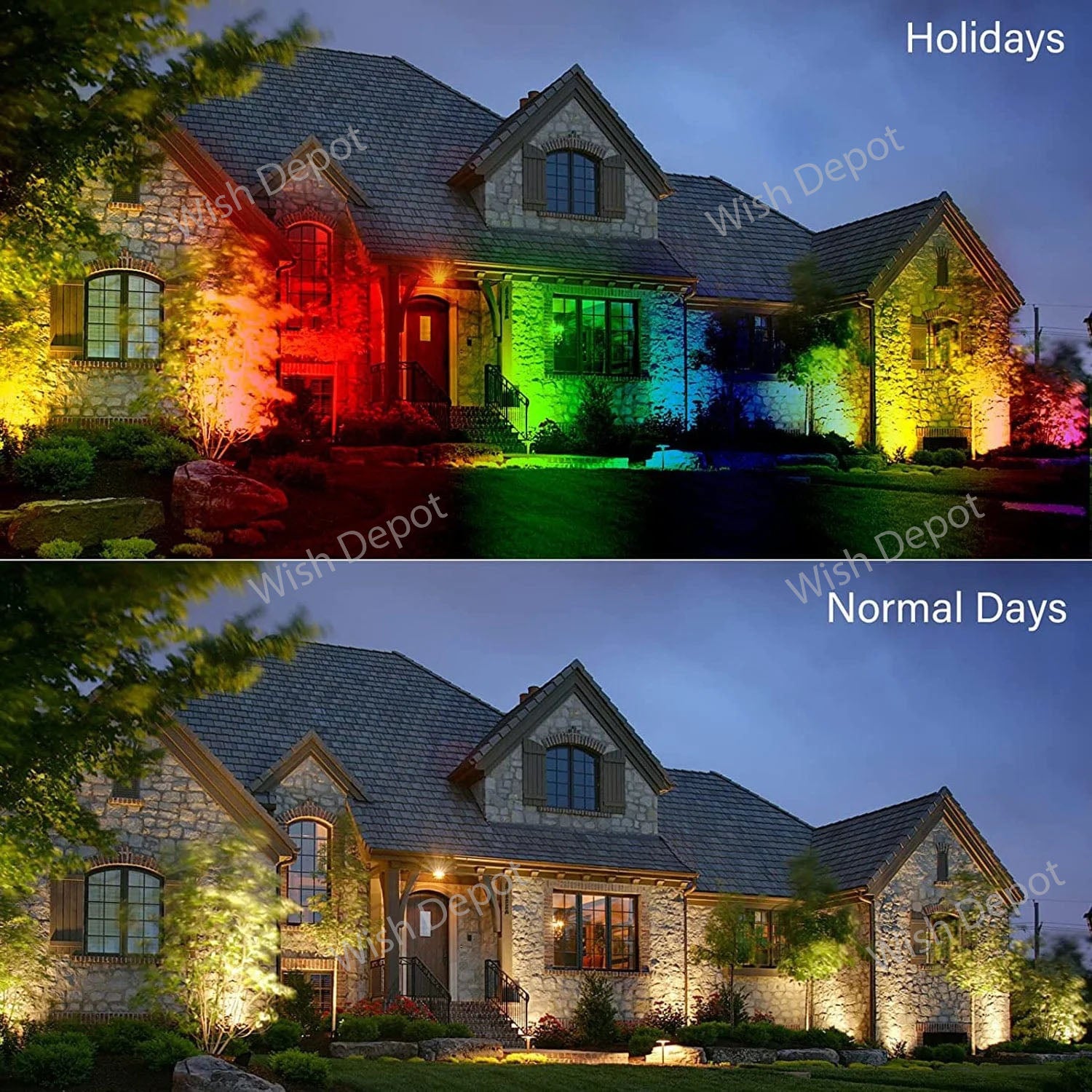 CDRA95 12W LED Smart Wi-Fi RGBW Wide Beam Directional Outdoor Landscape Spotlight