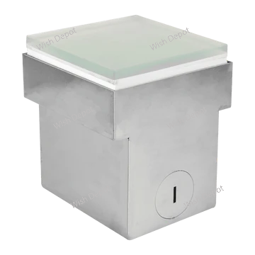 CRG30 4x/8x/12x Package Low Voltage In Ground RGB or WW LED Brick Paver Light Square IP67 Waterproof Warm White