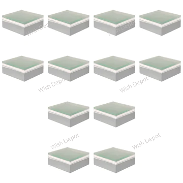 CRG30 4x/8x/12x Package Low Voltage In Ground RGB or WW LED Brick Paver Light Square IP67 Waterproof Warm White