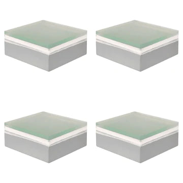 CRG30 4x/8x/12x Package Low Voltage In Ground RGB or WW LED Brick Paver Light Square IP67 Waterproof Warm White