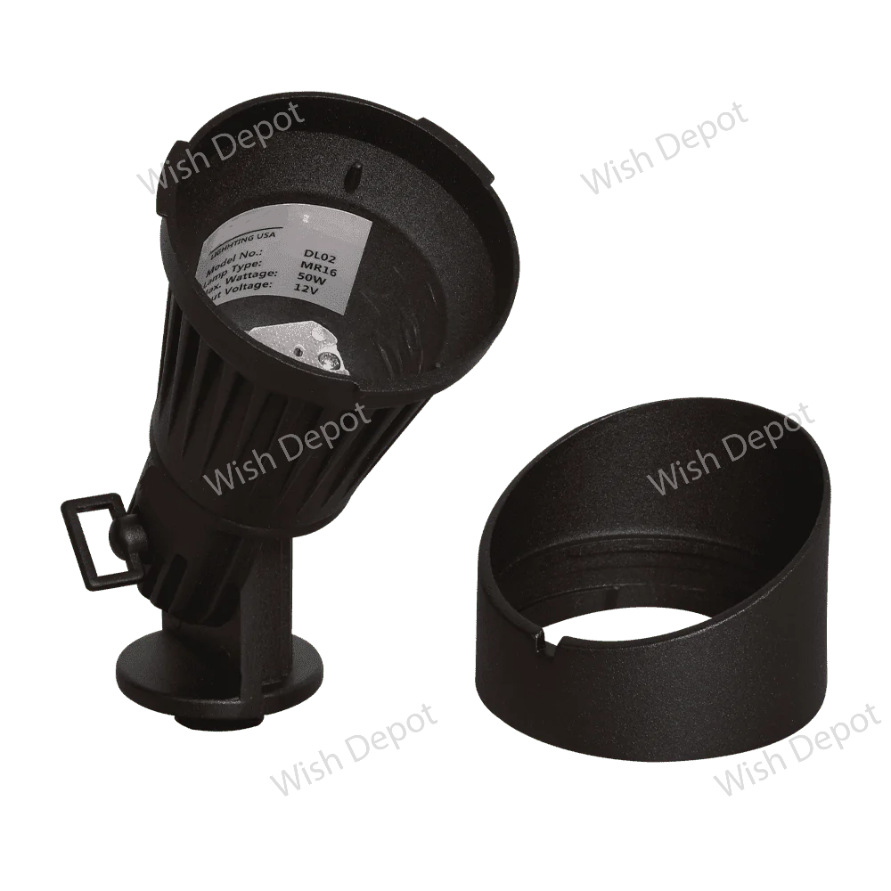 DL02 4x/8x/12x Package Low Voltage Waterproof LED Outdoor Spotlight Directional Monopoint Lighting 5W 3000K