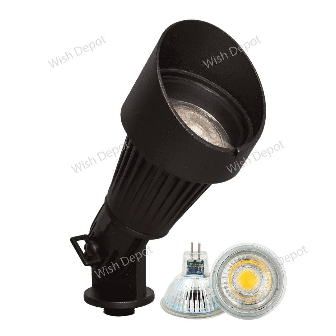 DL02 4x/8x/12x Package Low Voltage Waterproof LED Outdoor Spotlight Directional Monopoint Lighting 5W 3000K