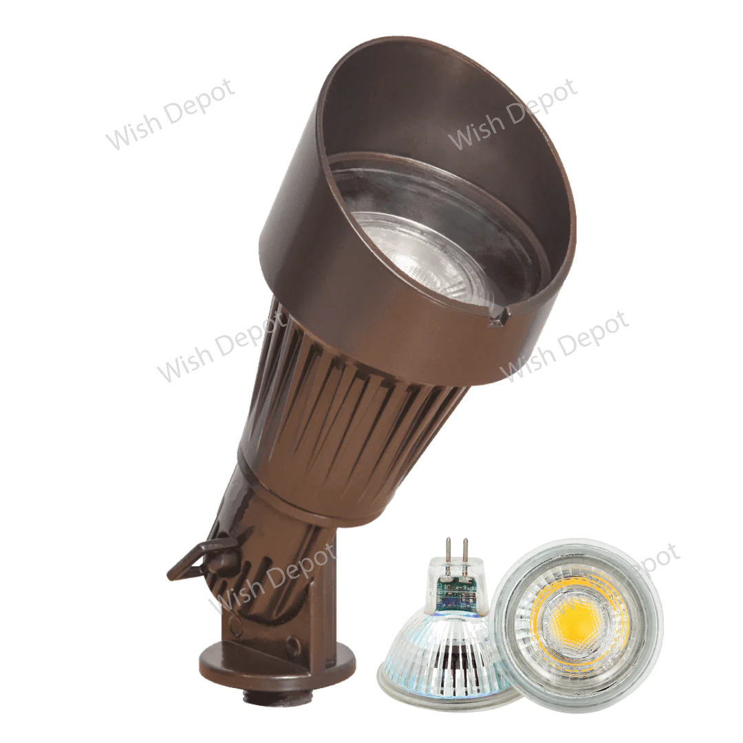 DL02 4x/8x/12x Package Low Voltage Waterproof LED Outdoor Spotlight Directional Monopoint Lighting 5W 3000K