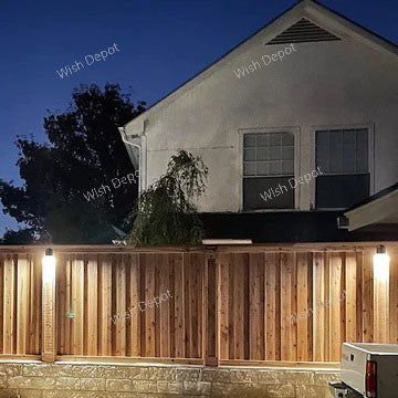 DLA04 12-Pack 5W Low Voltage LED Outdoor Fence Deck Down Lights Package, 12V LED Step Patio Landscape Lights