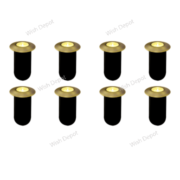 DMB52 4x/8x/12x Package 1.5W Low Voltage LED Landscape In-ground Brass Waterproof Well Lights Fixture