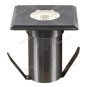DMS52 4x/8x/12x Package 3W COB LED Square Top Stainless Steel Waterproof In-Ground Landscape Well Light 3000K