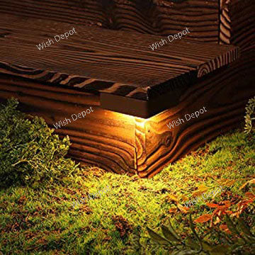 ELC02 8-Pack 3W LED Hardscape Lighting Right Angle 3CCT Retaining Wall Lights, 12V Low Voltage Landscape Lights