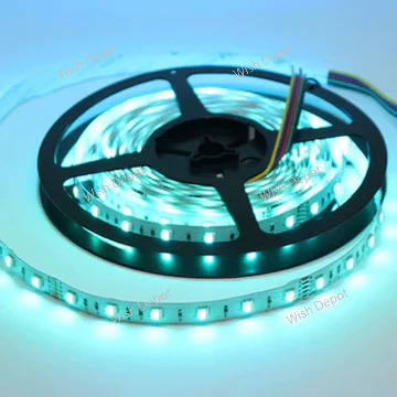 Strip Light RGBW 5050 4.5W/ft DC24V Low Voltage LED Outdoor IP65 UL SMD Tape Light