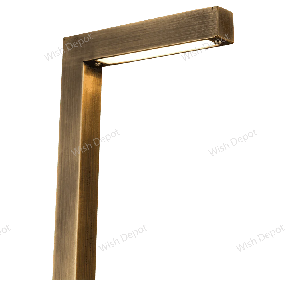PLB07 4x/8x/12x Package Integrated 3W LED Brass L-Shaped Low Voltage Landscape Lighting Pathway Light