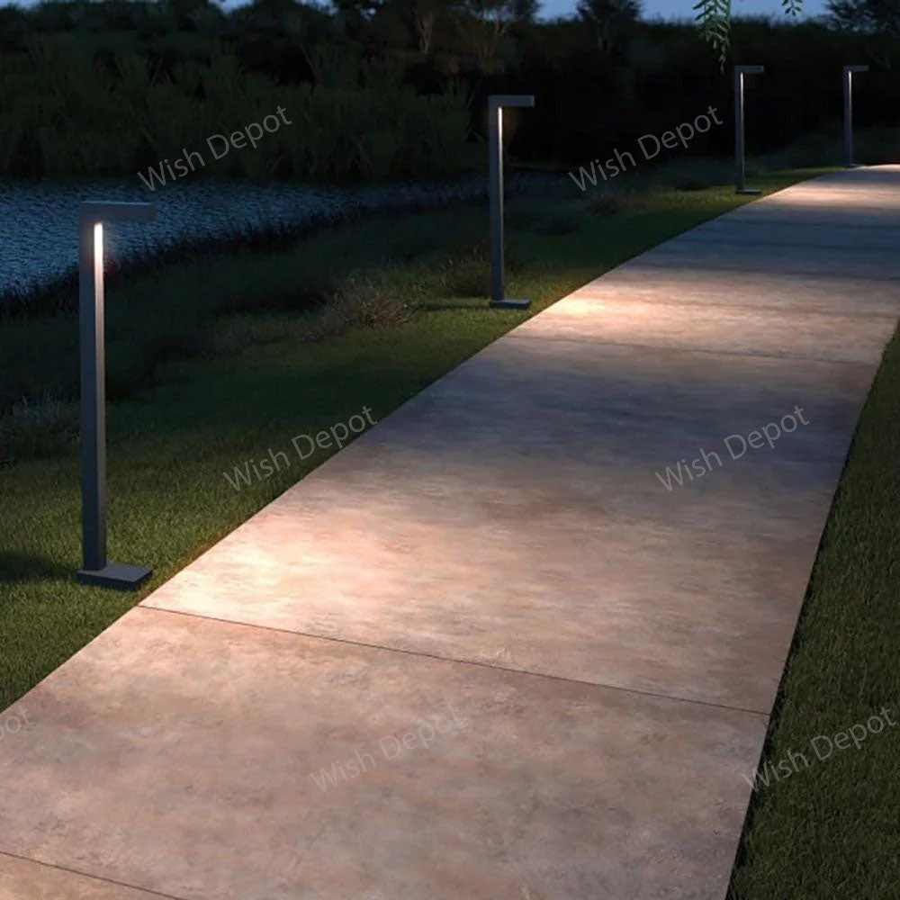 PLB07 4x/8x/12x Package Integrated 3W LED Brass L-Shaped Low Voltage Landscape Lighting Pathway Light