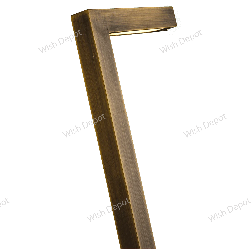 PLB07 4x/8x/12x Package Integrated 3W LED Brass L-Shaped Low Voltage Landscape Lighting Pathway Light