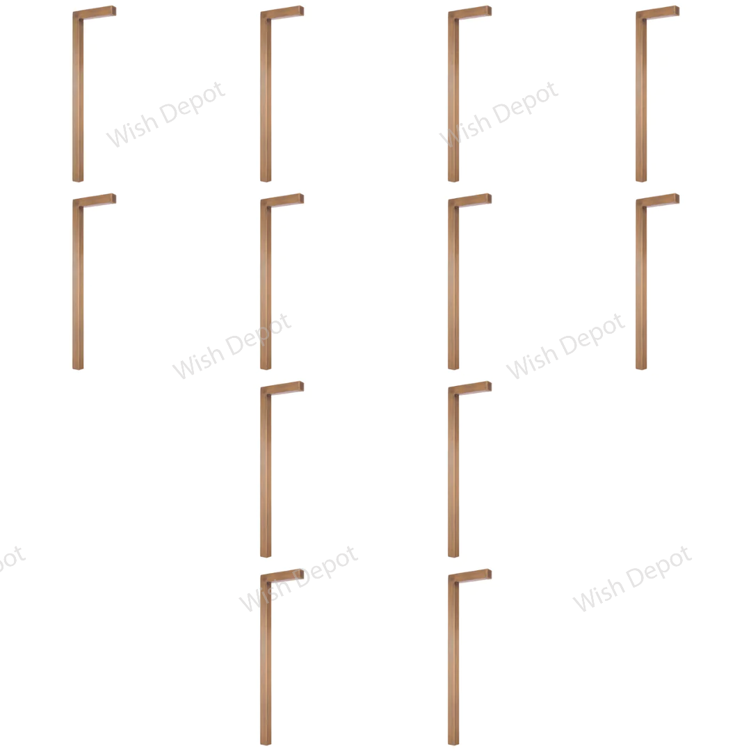 PLB07 4x/8x/12x Package Integrated 3W LED Brass L-Shaped Low Voltage Landscape Lighting Pathway Light