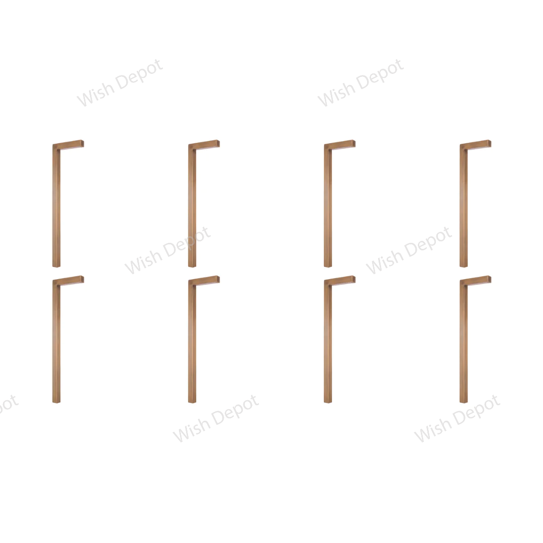 PLB07 4x/8x/12x Package Integrated 3W LED Brass L-Shaped Low Voltage Landscape Lighting Pathway Light