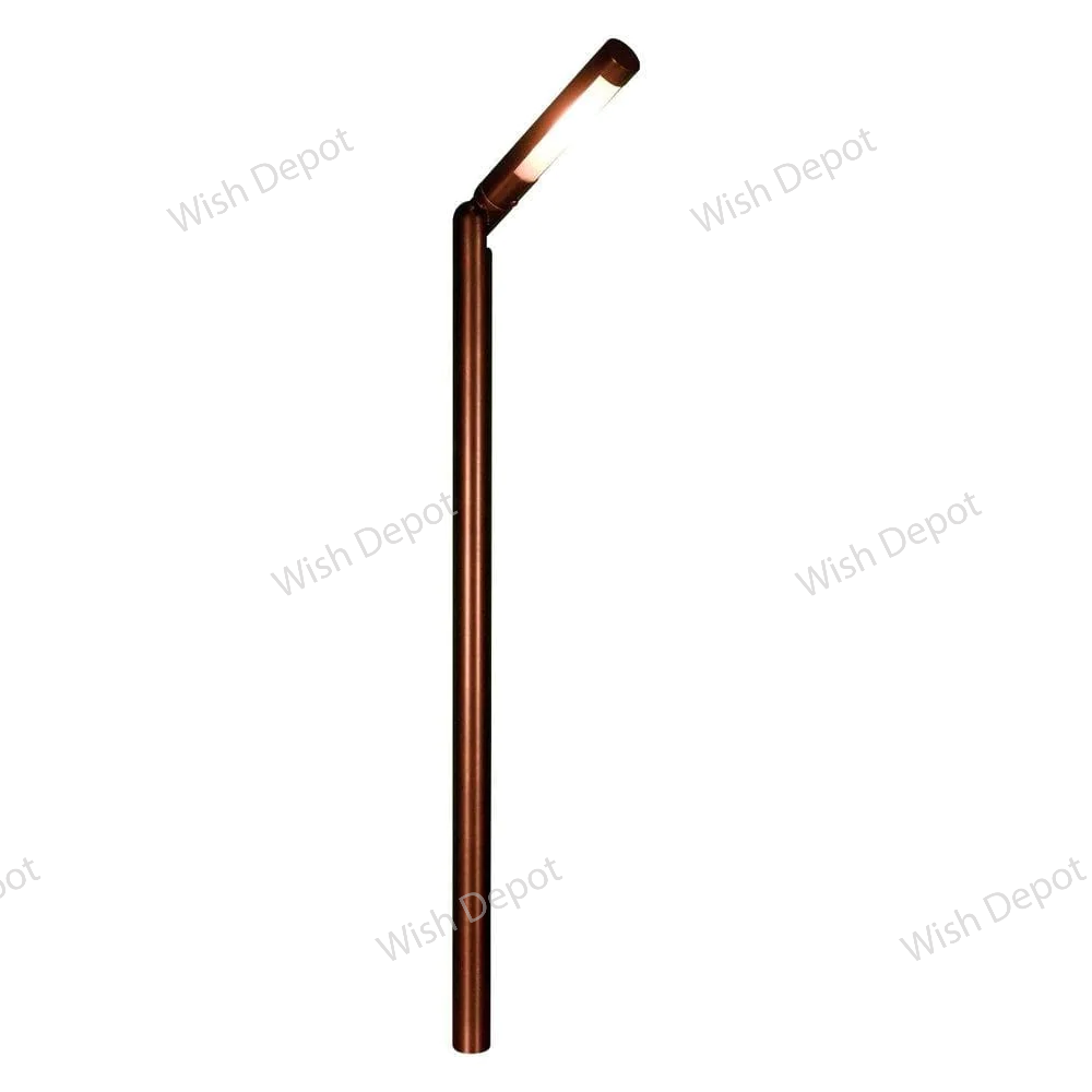 PLB16 4x/8x/12x Package Adjustable Lamp Ready Brass Round L-Shaped Low Voltage Pathway Light 5W 3000K