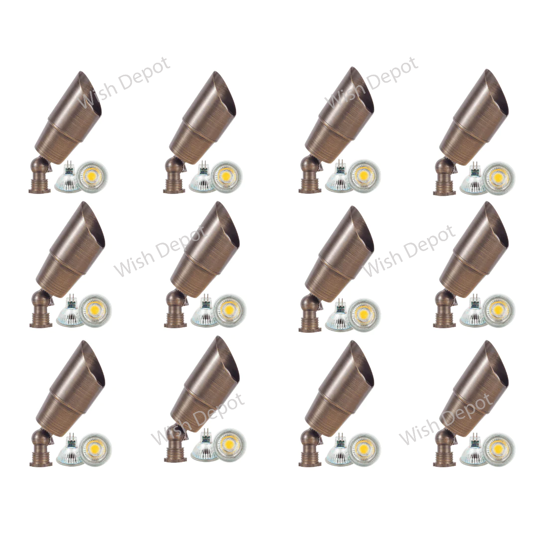 SPB01 4x/8x/12x Package Low Voltage Directional Spot Light Outdoor Landscape Lighting 5W 3000K