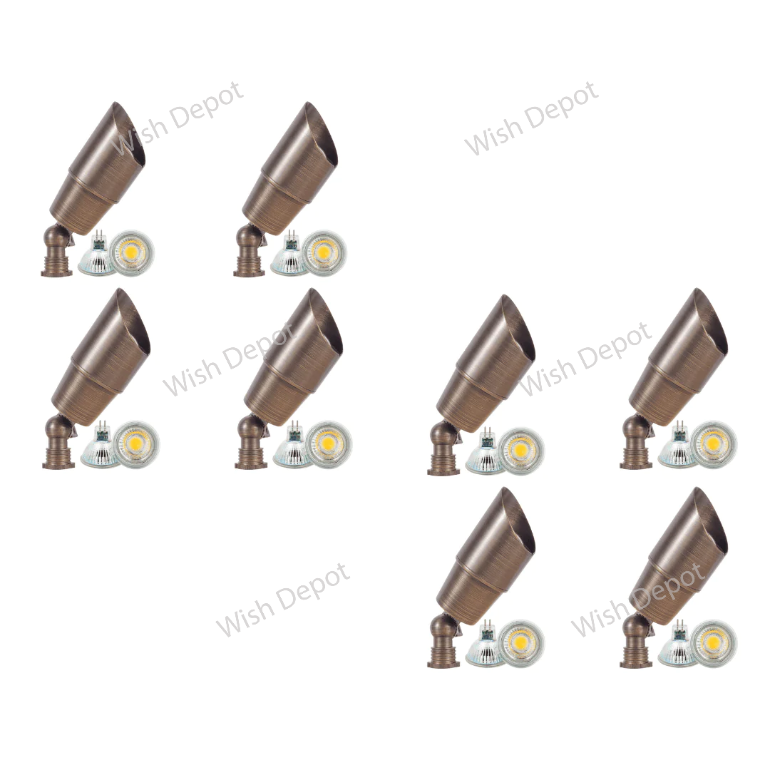 SPB01 4x/8x/12x Package Low Voltage Directional Spot Light Outdoor Landscape Lighting 5W 3000K