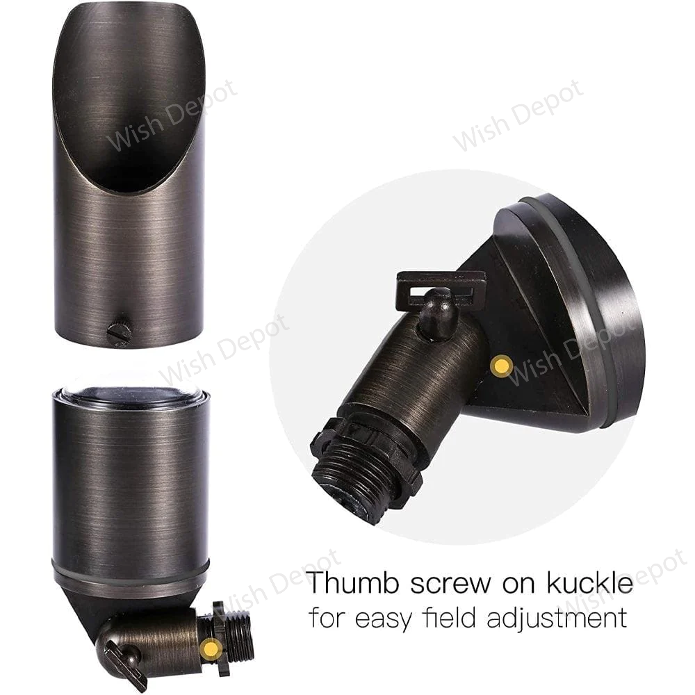 SPB04 4x/8x/12x Package Adjustable Low Voltage LED Bullet Landscape Spotlight Outdoor Lighting 5W 3000K