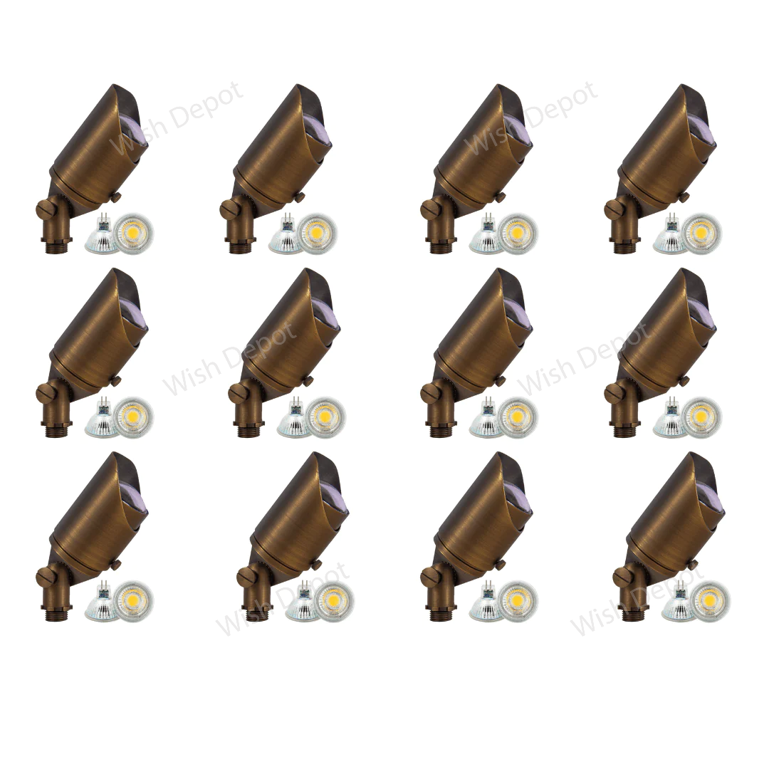 SPB05 4x/8x/12x Package LED Landscape Low Voltage Spotlight Adjustable Outdoor Lighting 5W 3000K