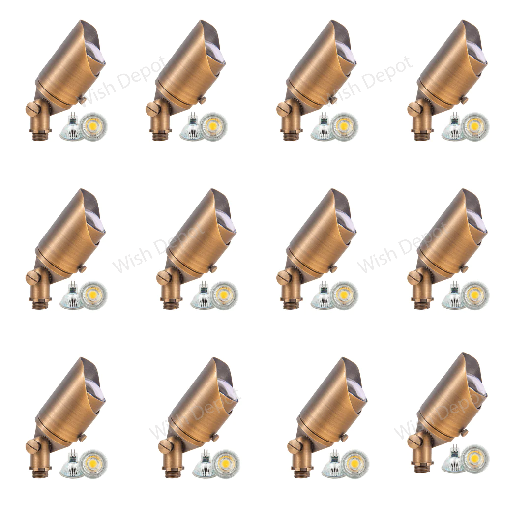 SPB05 4x/8x/12x Package LED Landscape Low Voltage Spotlight Adjustable Outdoor Lighting 5W 3000K