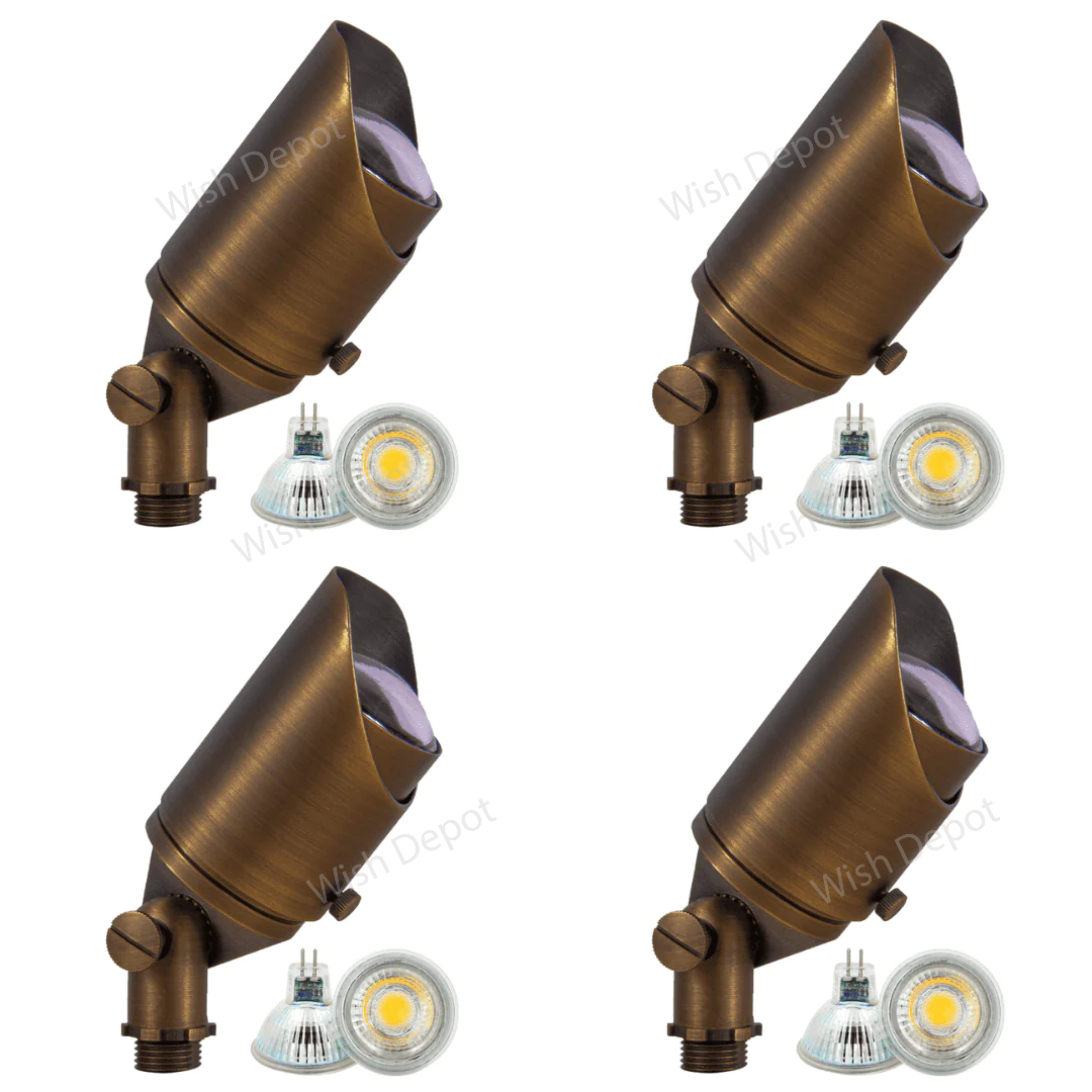 SPB05 4x/8x/12x Package LED Landscape Low Voltage Spotlight Adjustable Outdoor Lighting 5W 3000K