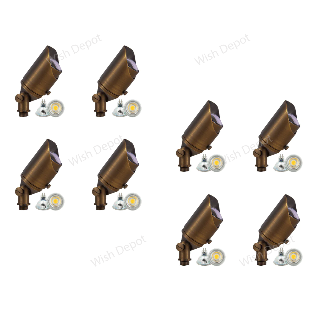 SPB05 4x/8x/12x Package LED Landscape Low Voltage Spotlight Adjustable Outdoor Lighting 5W 3000K