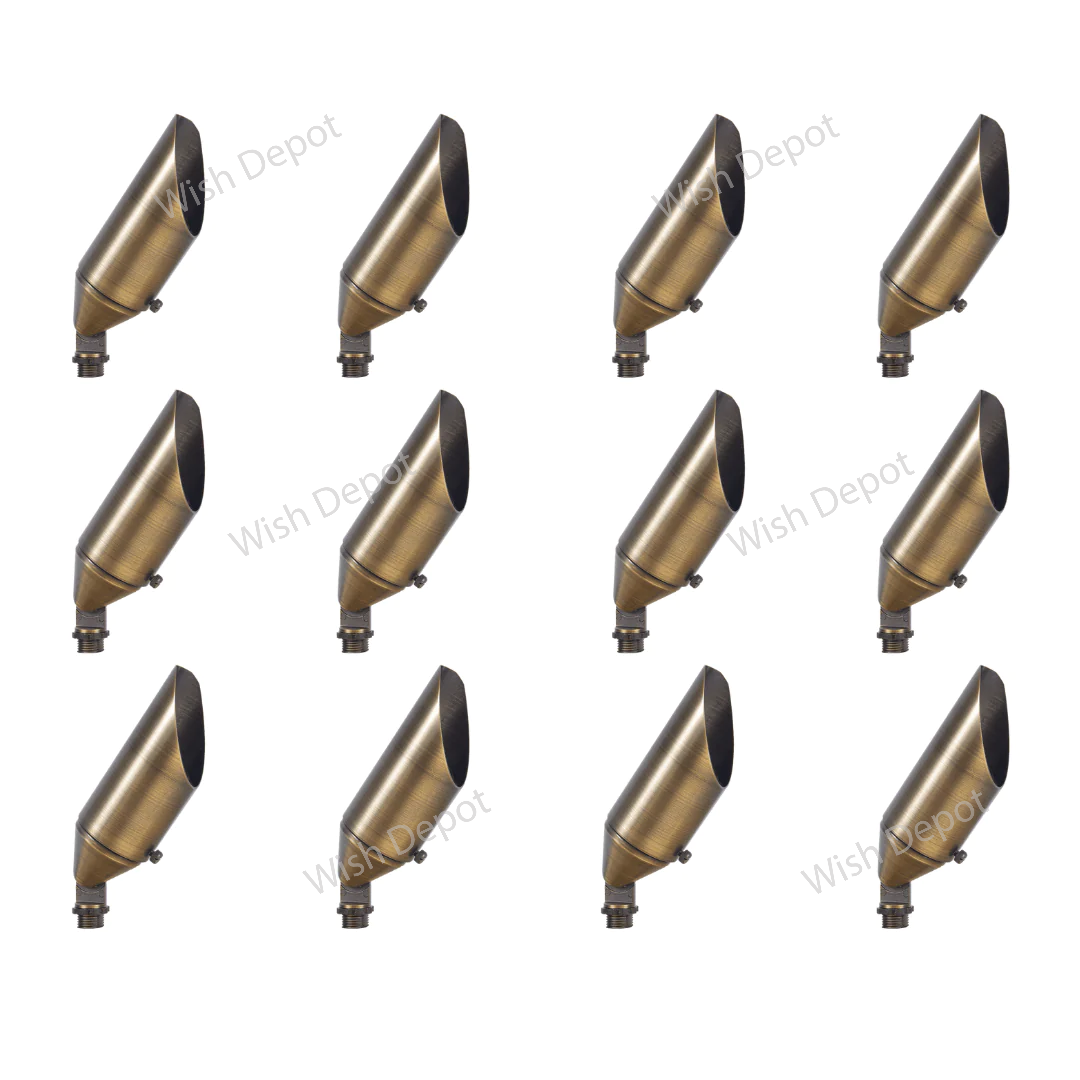 SPB12 4x/8x/12x Package 3W-12W Adjustable LED Low Voltage Outdoor Landscape Lighting Spotlight 3000K