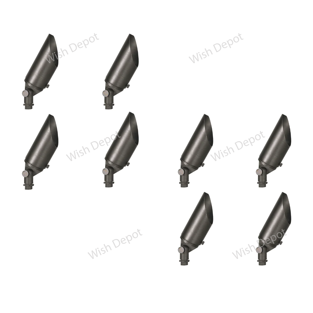 SPB12 4x/8x/12x Package 3W-12W Adjustable LED Low Voltage Outdoor Landscape Lighting Spotlight 3000K