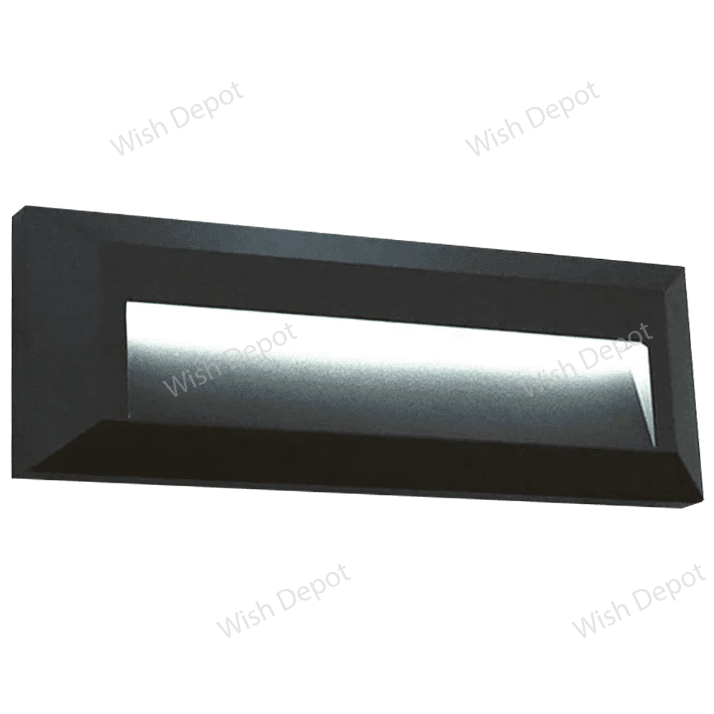 STA04 8W Low Voltage Cast Aluminum Rectangular Surface Mount LED Step or Deck Light
