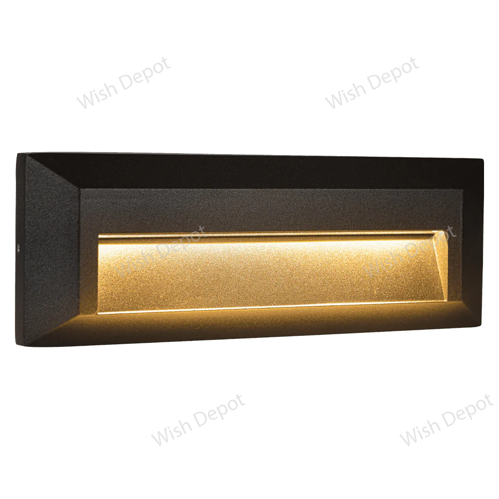 STA04 8W Low Voltage Cast Aluminum Rectangular Surface Mount LED Step or Deck Light