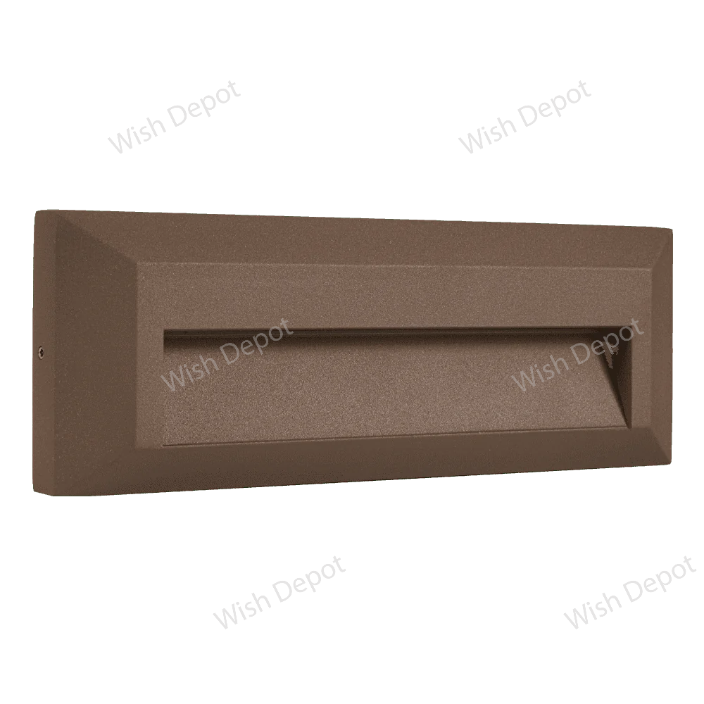 STA04 8W Low Voltage Cast Aluminum Rectangular Surface Mount LED Step or Deck Light