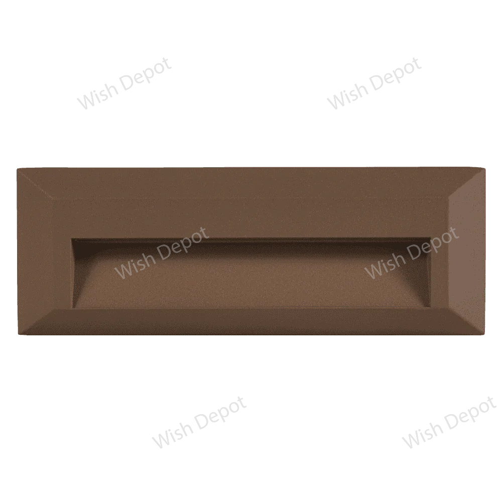 STA04 8W Low Voltage Cast Aluminum Rectangular Surface Mount LED Step or Deck Light