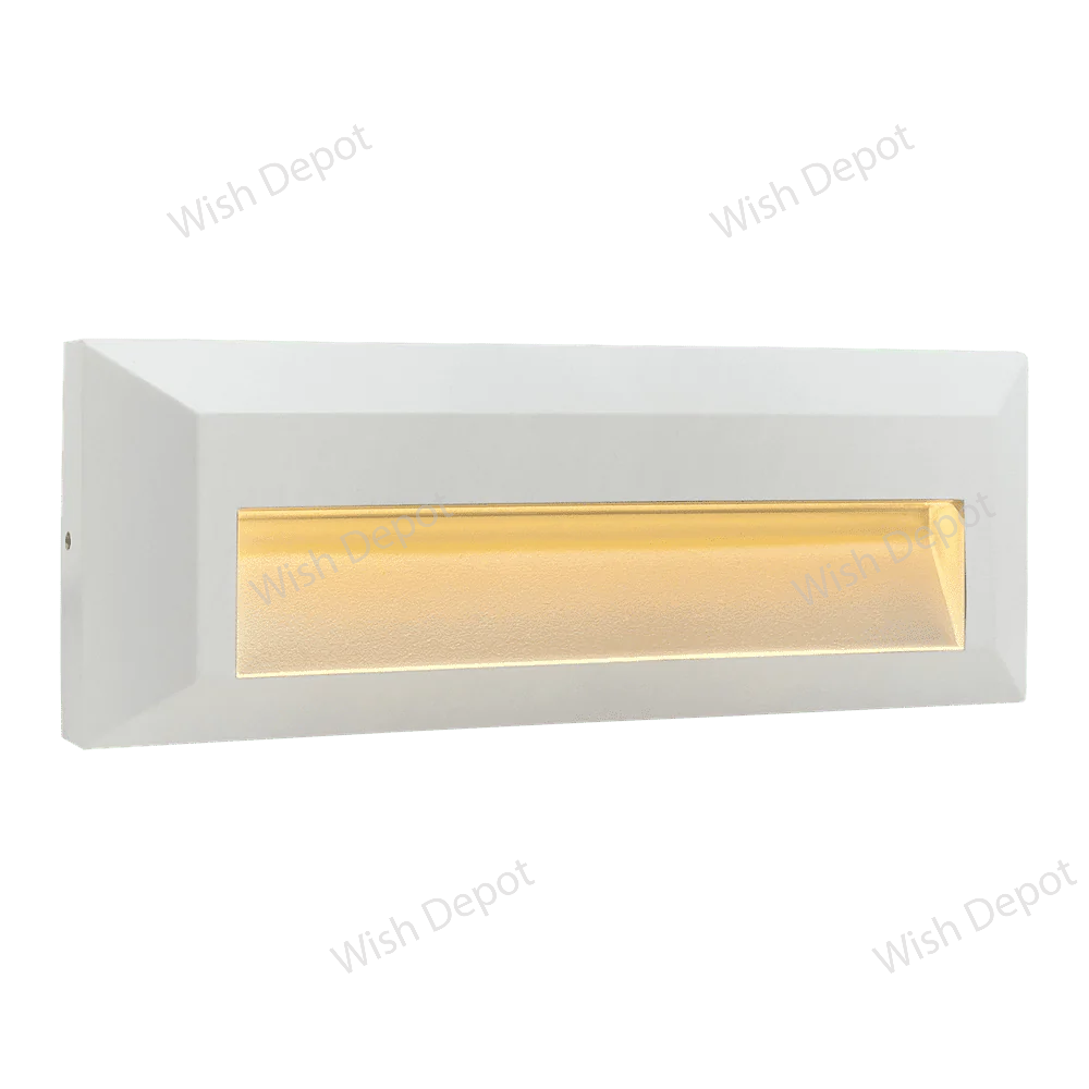 STA04 8W Low Voltage Cast Aluminum Rectangular Surface Mount LED Step or Deck Light