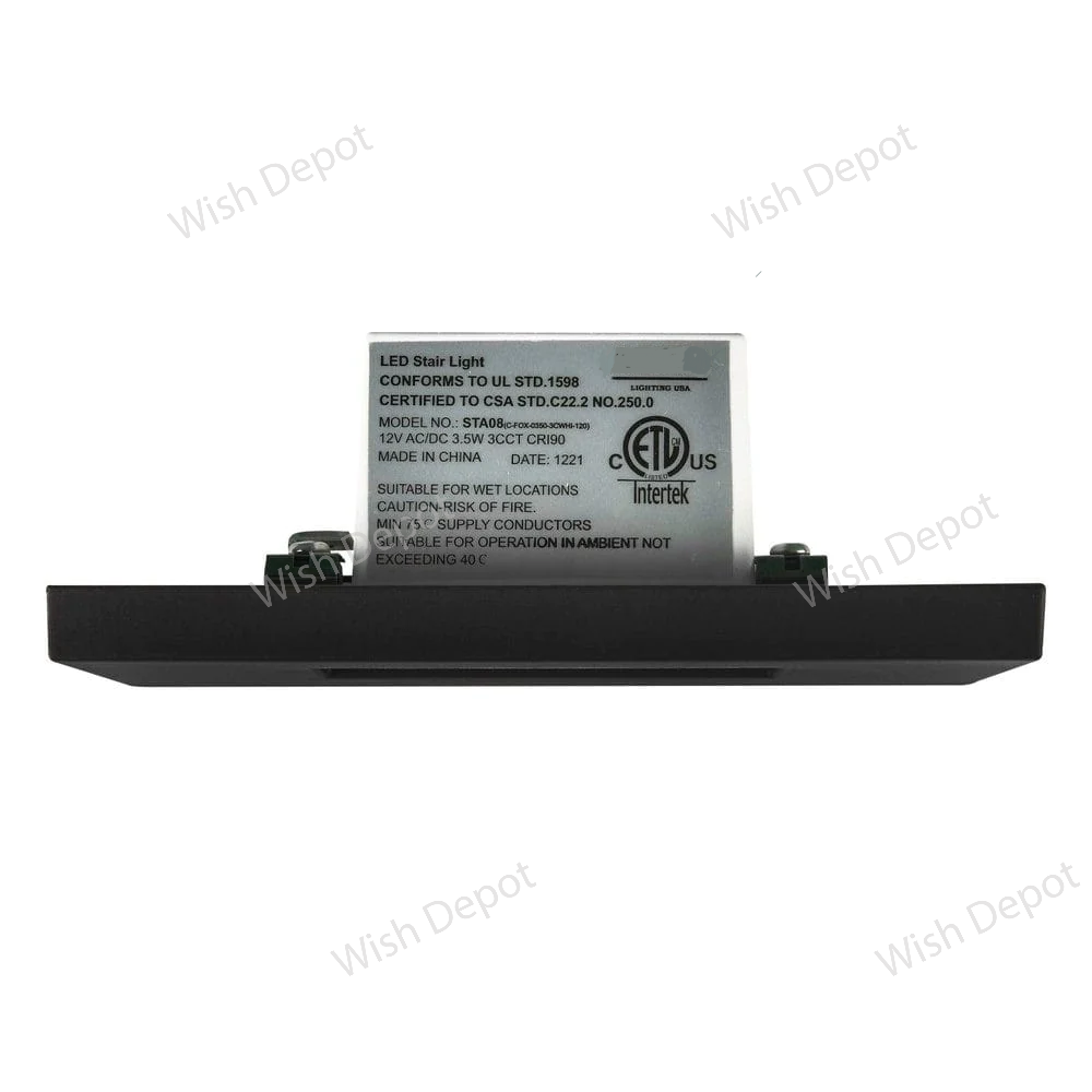 STA08 3.5W 3CCT Rectangular Waterproof Horizontal LED Stair Step Light Fixture