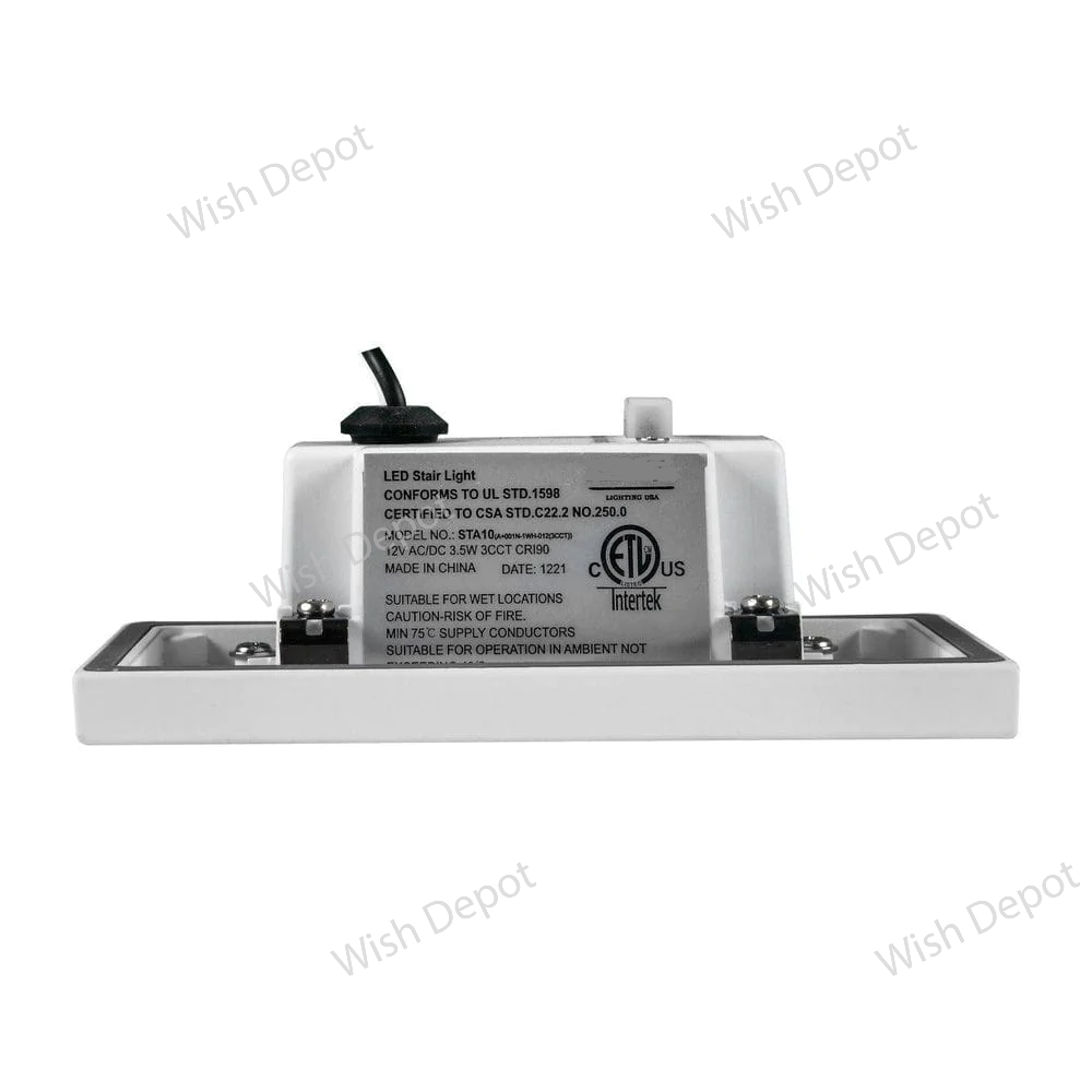STA10 3.5W 3CCT Rectangular Waterproof Horizontal LED Stair Step Light Fixture