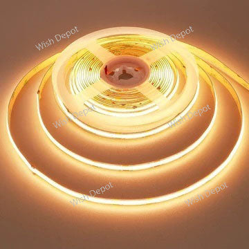 Dotless Linear LED Strip Lights Low Voltage FCOB DC12V Tape Light