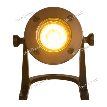 ULB01 4x/8x/12x Package 12V Low Voltage Underwater Brass LED Fountain Pond Lighting 5W 3000K Bulb