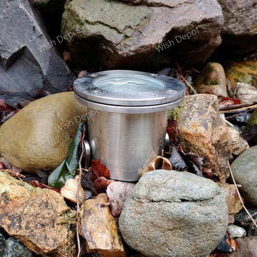 ULB03 4x/8x/12x Package Stainless Steel Underwater Landscape LED Fountain Light Pond Lighting 5W 3000K Bulb