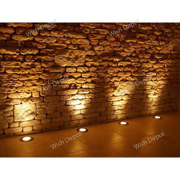 UNS02 4x/8x/12x Package Waterproof In-Ground Low Voltage LED Underground Light Landscape Lighting 5W 3000K Bulb